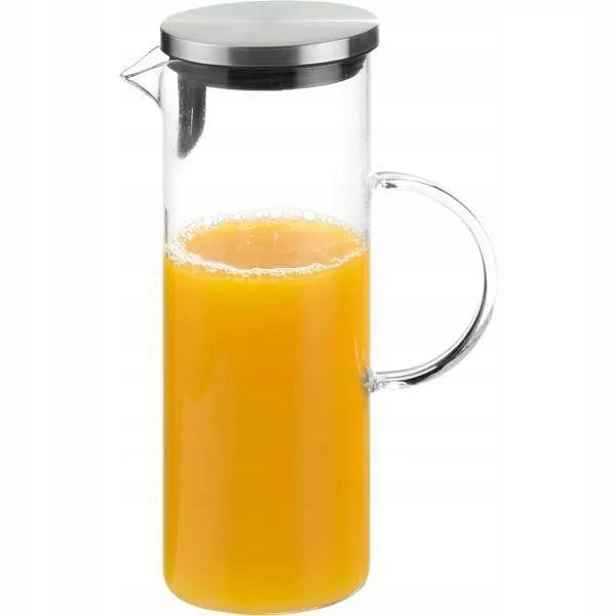 Džbán skleněný s nerezovým víkem Aps 1,5 l