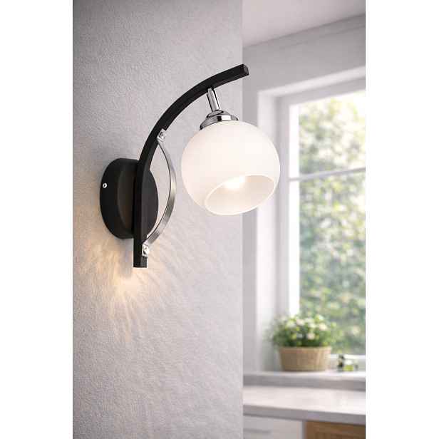 Euro-Lamp Nástěnné svítidlo Kosmo černé alva 1x60W Výrobce