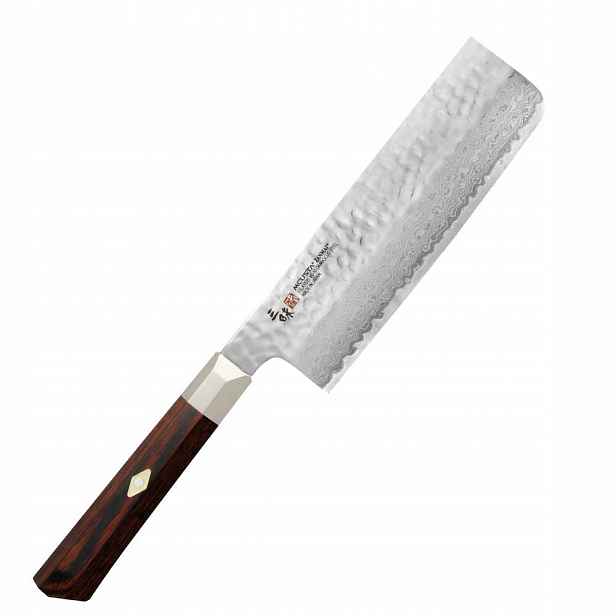 Mcusta Zanmai VG-10 Supreme Hammered Japonský Nůž Nakiri na sekání 16,5 cm