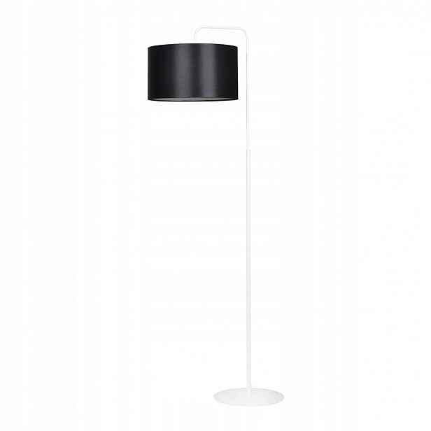 Podlahová lampa Trapo LP1 Wh Black bílá, černé stínidlo