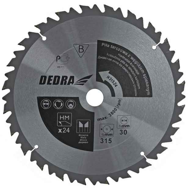 Dedra Kotoučová Pila Na Dřevo 300X24X30 HL30024
