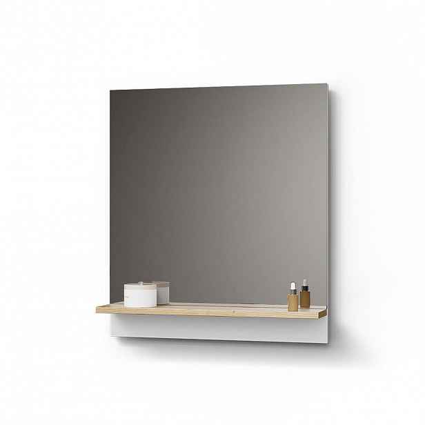 Livinity® KOUPELNOVÁ ZRCADLOVÁ SKŘÍŇKA Timavo Bílá 60 x 67 cm s policí
