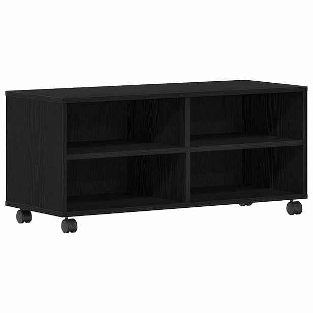 vidaXL Televizní skříň 90 x 35 x 40.5 cm Černá Kompozitní dřevo
