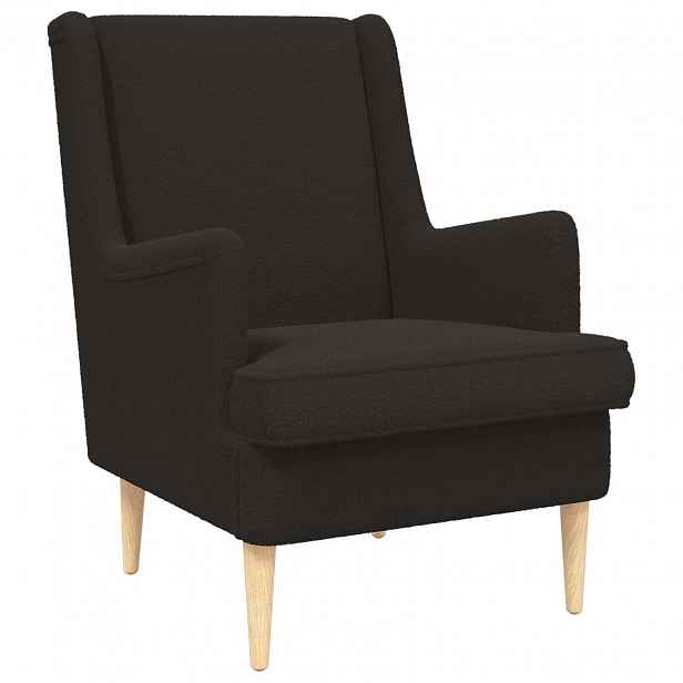 vidaXL křeslo Černá Textil