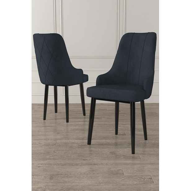 Sada židlí (6 kusů) Trex - Anthracite, Black
