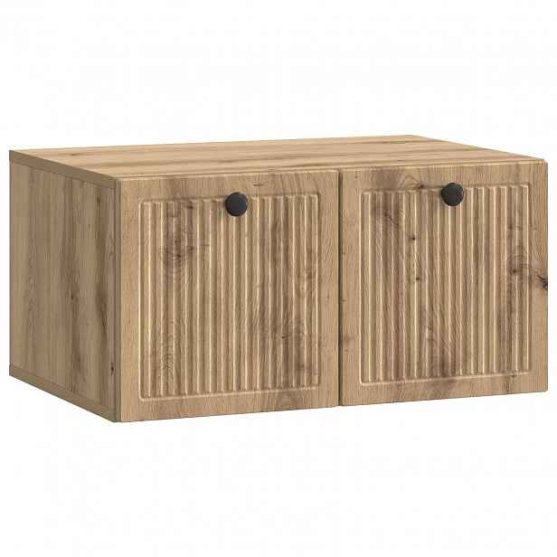 vidaXL Nástěnná TV skříň 59,5 x 41 x 30 cm Dub artisan
