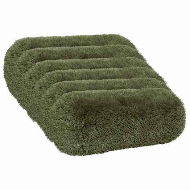 vidaXL Povlak na polštář 6 pcs HEERLEN Zelená Ø 15 x 40 cm PV fleece