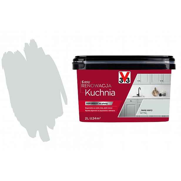 3V3 Easy Renovace Pvc Kafli Kuchyně Rychlá Obnova Boazerie Grey 2000ML