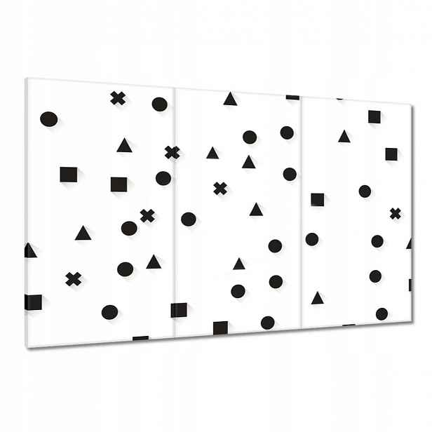 Obrazy 120x80 Černobílá geometrie