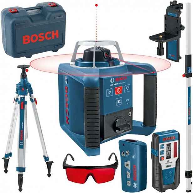 Bosch - Rotační laser, s bateriemi a příslušenstvím 061599403Y