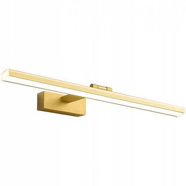 Koupelnové Led svítidlo Zlaté nad Zrcadlo 40 cm Moderní nástěnná lampa Zlatá
