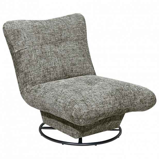 MID.YOU KŘESLO, textil, šedá