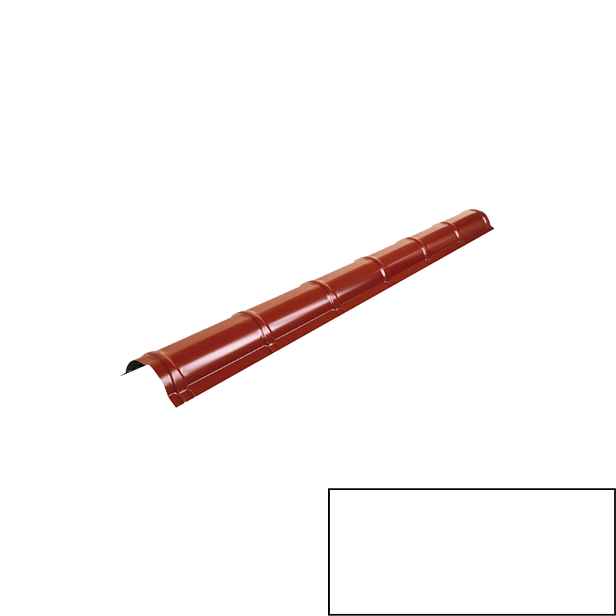 Hřebenáč kulatý MAXIDEK SP 25 RAL 9010 bílá