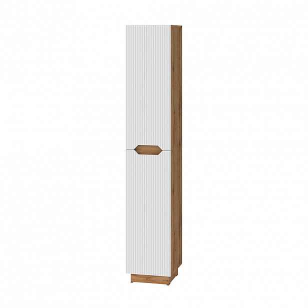 Vicco KOUPELNOVÁ SKŘÍŇKA Lotta Bílá 33 x 186 cm se 2 dveřmi