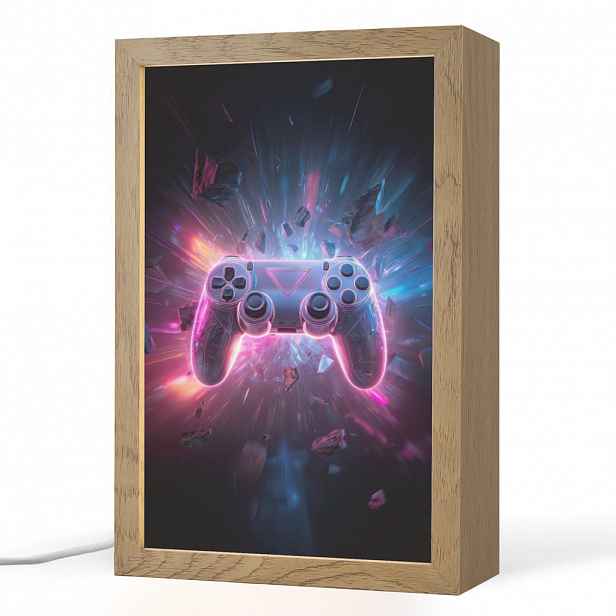 OnlyWow NOČNÍ LAMPIČKA Controller - Neon - Explosion - Abstraktní 20x30 cm