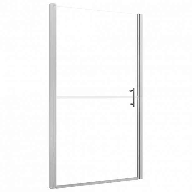 vidaXL Sprchové dveře tvrzené sklo 91 x 195 cm