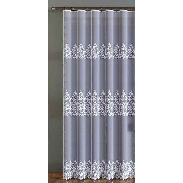 Mg Záclona 619/109 Bílá 200x250 cm Hotová s páskou M