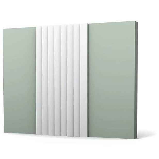 ORAC oboustranný dekorační prvek WX204, 3d panel 260x25x1,6 cm, bílá, ORAC Decor