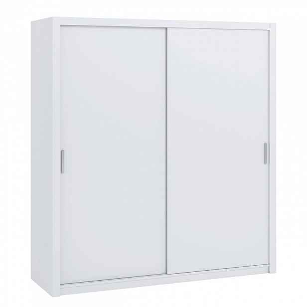 Šatní skříň 200 cm CORTLAND 4 - bílá