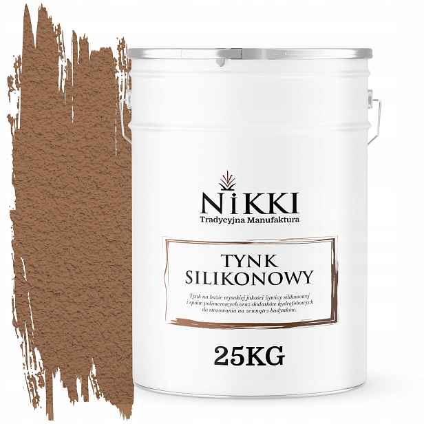 Silikonová Fasádní Omítka Hnědá Teplá F576 25 Kg Beránek Granulace 2.0 mm