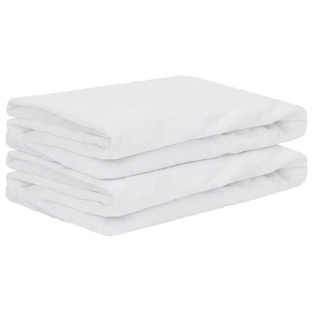 vidaXL Chránič matrace 2 ks 90 x 200 cm Voděodolný Bílá