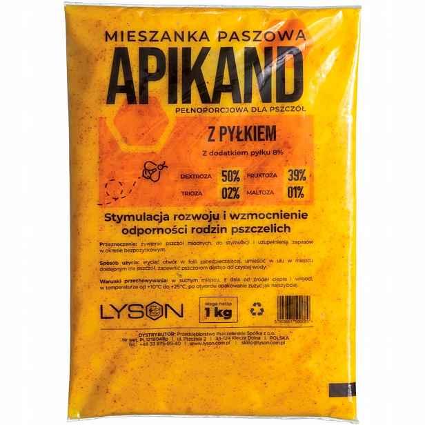 Apikand s Pylem 10x1kg Těsto Krmivo Pro Včely Apikand Pyl
