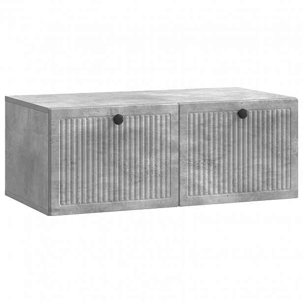 vidaXL Nástěnná TV skříň Nástěnný Betonově šedá 78,5 x 41 x 30 cm