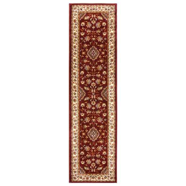 Běhoun Sincerity Royale Sherborne Red, 60x230, červená, chodba / předsíň, Flair Rugs