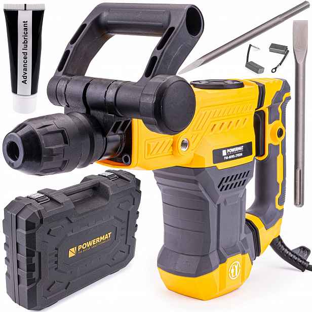 Bourací Kladivo Pro Kování 18J Sds-max 2900W Kufr Dláta Sada