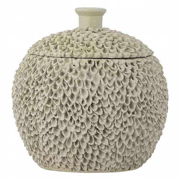 Úložný box Briar 13 cm šedý, šedá, velikost One size Bloomingville
