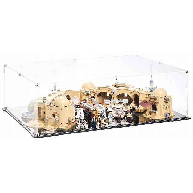Vitrína Blacked Brick pro Lego 75290 Star Wars Kantyna Mos Eisley