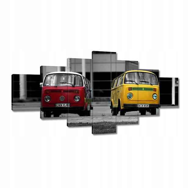 Obrazy 210x100 Červená a žlutá Vw