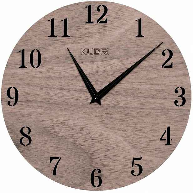 KUBRi KU3010 - hodiny od českého výrobce s tichým chodem v mnoha velikostech