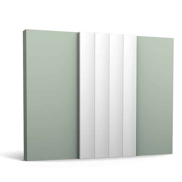 ORAC dekorační prvek W114, 3d panel 200x25x1,5 cm, bílá, ORAC Decor