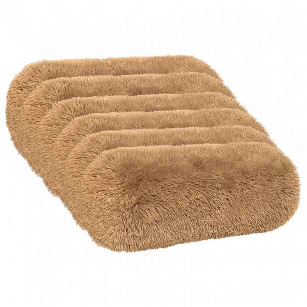vidaXL Povlak na polštář 6 pcs HEERLEN Taupe Ø 15 x 40 cm PV fleece