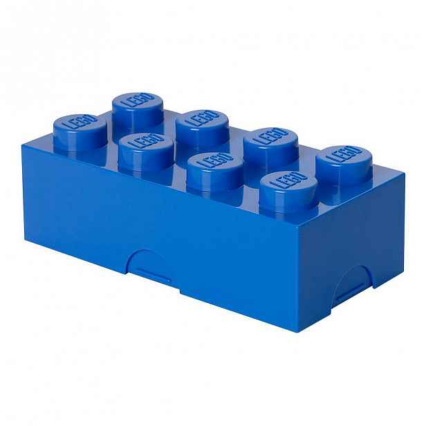 Modrý svačinový box LEGO®