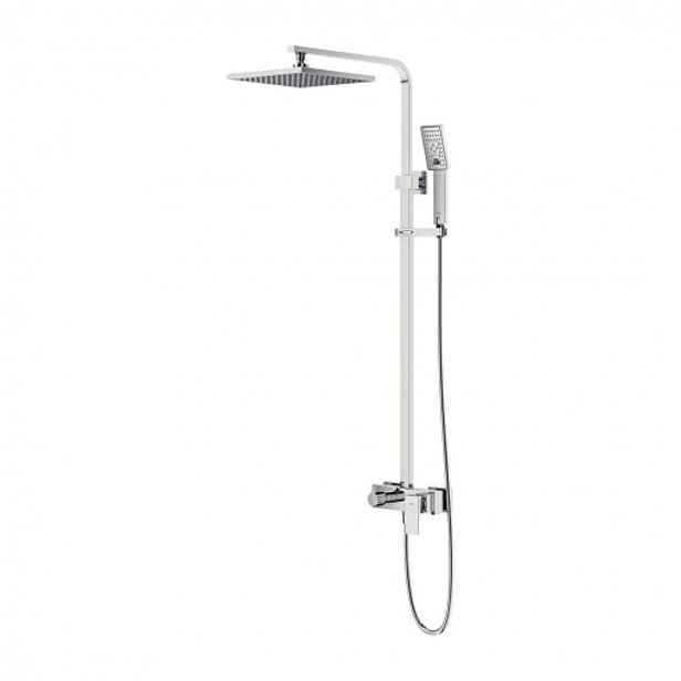 OMNIRES Fresh - Sprchový set s baterií, 25x25 cm, 3 proudy, chrom FR7144CR
