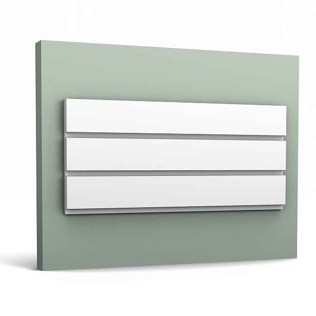 ORAC dekorační prvek W116, 3d panel 200x25x2 cm, bílá, ORAC Decor