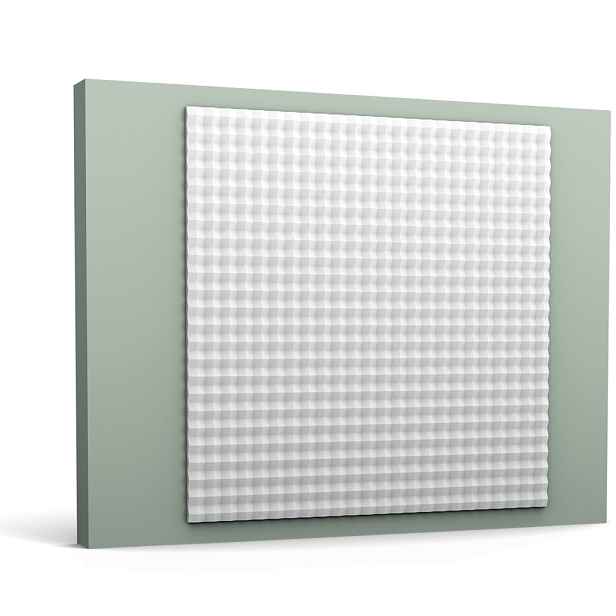 ORAC dekorační prvek W117, 3d panel 100x100x2,3 cm, bílá, ORAC Decor