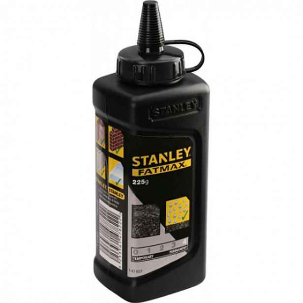 Stanley - Prášková křída, 225 g, černá 9-47-822