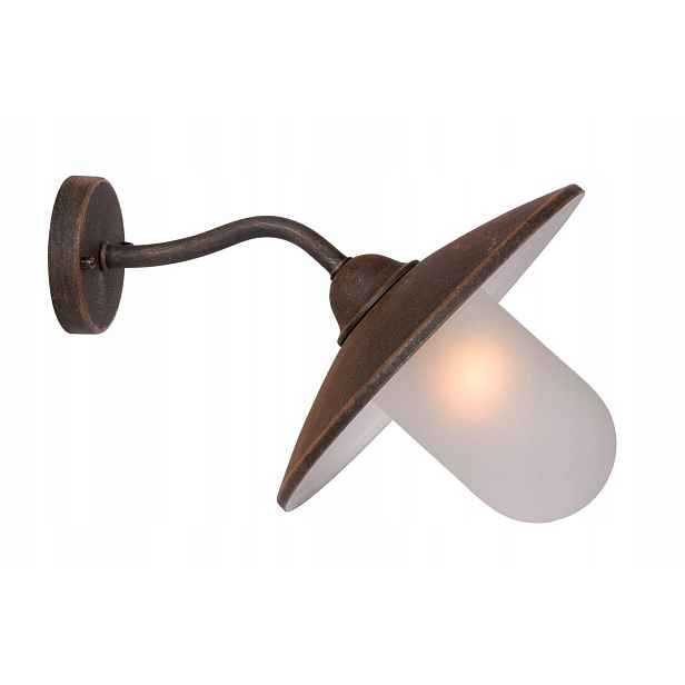 Venkovní nástěnná lampa rezavě hnědá Lucide