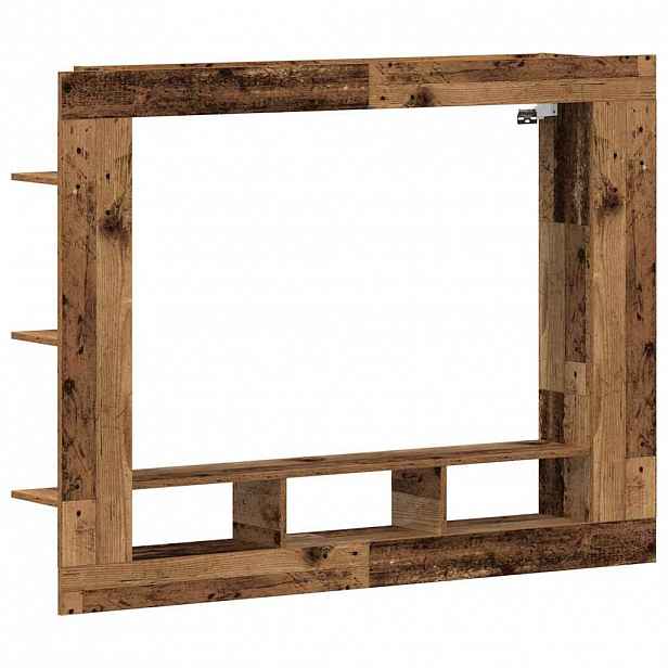 vidaXL Televizní skříň 152 x 22 x 113 cm Staré dřevo Kompozitní dřevo