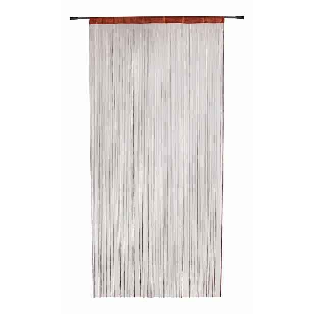 Záclona v měděné barvě 140x285 cm String – Mendola Fabrics