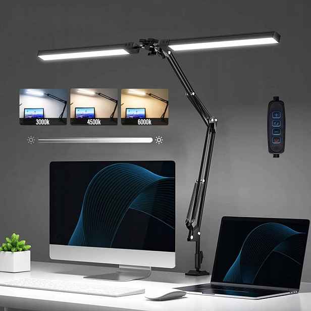 24W Kreslicí Lampa Led Stolní Lampa Dvojitá Výkonná Nabíječka