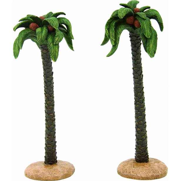 Krásné palmy do betléma výška 15,3 cm, vhodné pro figurky 4-7 cm