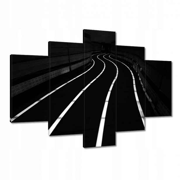 Obrazy 150x105 Pásy Cesta Noc