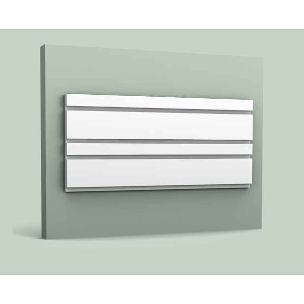 ORAC dekorační prvek W119, 3d panel 200x25x2 cm, bílá, ORAC Decor