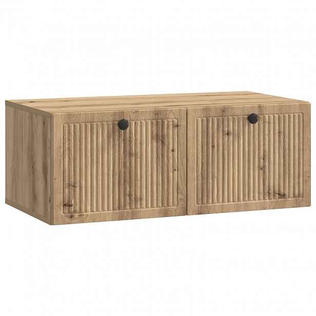 vidaXL Nástěnná TV skříň 78,5 x 41 x 30 cm Dub artisan