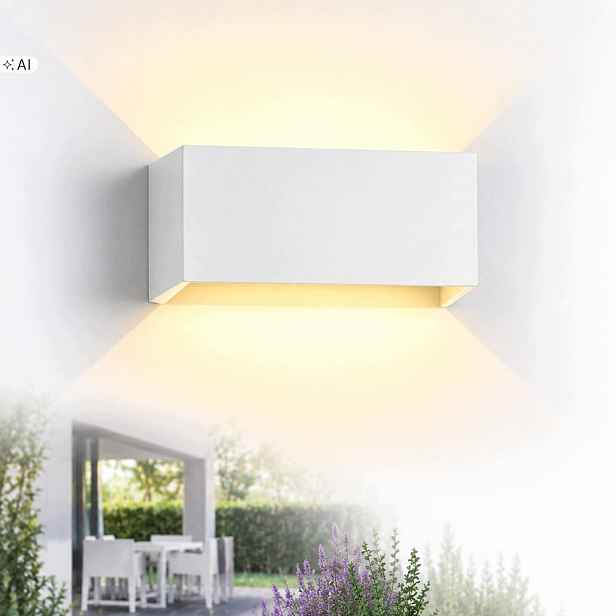 Nástěnná fasádní Led lampa Venkovní zahradní svítidlo Nahoru Dolů 24W IP65