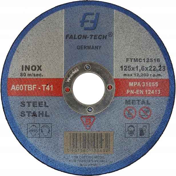 50 x Kotouč Na Řezání Kovové Oceli Inox Úhlové Brusky 125 mm 125 x 1,6 mm